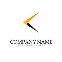 arrow vector logo symbol. Vector illustration. 