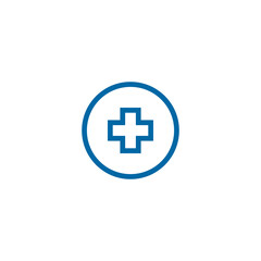 Medical and health care icon logo design template