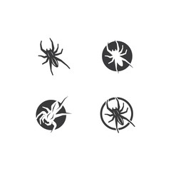 spider ilustration logo vector
