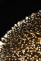 Abstract golden festive background. New year texture.