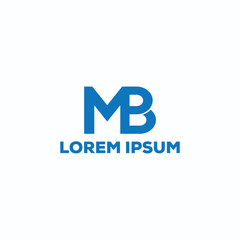 MB/MBP letter logo design template fully vector