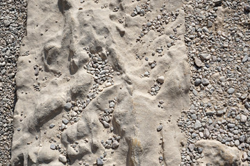 Small stones on the ground