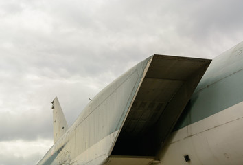 Air intake aircraft. Travel far. Takeoff and landing.