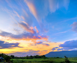 Beautiful sky at twilight times 002