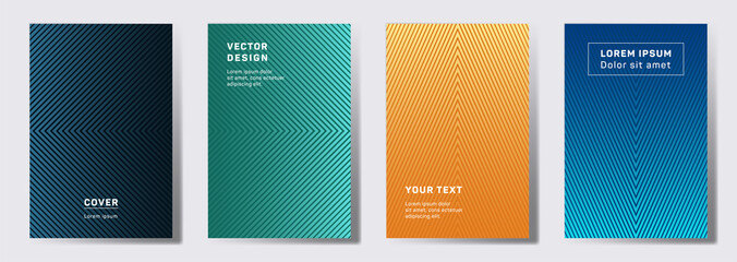 Geometric lines patterns with edges, angles.