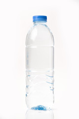 Plastic bottle isolated on white