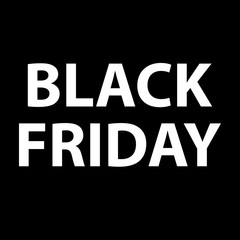 black friday sale icon on white background. flat style. Black and white background icon for your web site design, logo, app, UI. black friday sale symbol. black friday sign.
