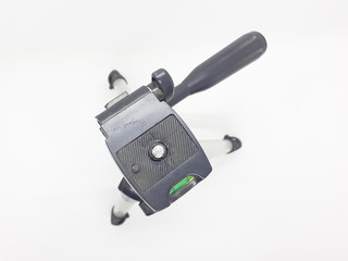 Silver Aluminium Stainless Steel Photography Video Professional Short Adjustable Height Tripod in...