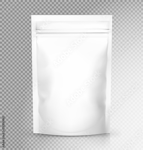 Download Realistic Flow Pack Mockup Vector Illustration On Transparent Background Easy To Use For Presentation Your Product Idea Design Eps10 Wall Mural Realstockvector