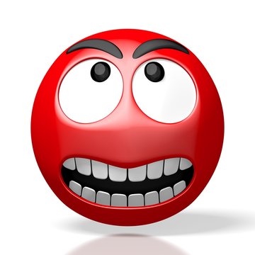 3D emoji/ emoticon - angry