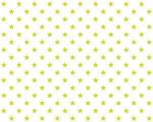 Nahtlose gelb goldene Sterne auf weißem Hintergrund