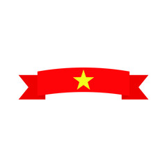 Vietnam  flag. Simple vector Мietnamese flag
