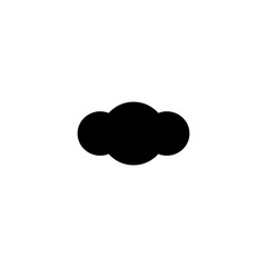 Cloud icon. Online data safe symbol. Logo design element