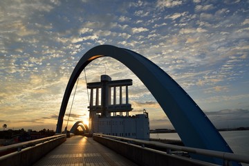 ガーデン埠頭からの日の出