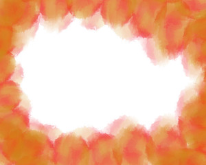 yellow orange abstract watercolor background