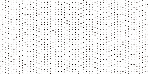 Abstract wave dotted pattern. Simple vector background. Black and white backdrop for any web business and graphic designs.
