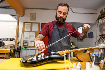 Luthier craftsman