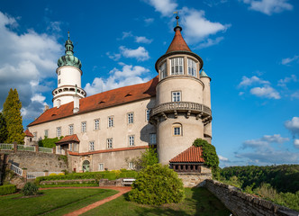 Fototapeta na wymiar Castle of Nove Mesto nad Metuji, Czech Republic