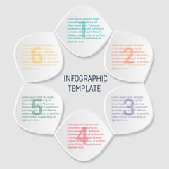 Business infographic template.