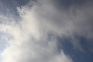 blue sky with clouds