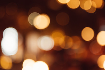 Obraz premium Defocused Lights of Cityscape Bokeh