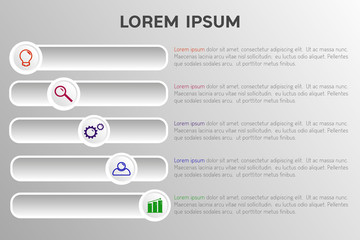 Business infographic template.