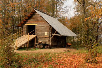 wooden architecture in Veliky Novgorod