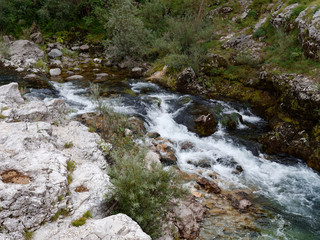 Province of Vicensa. Mountain river near the village of Localita Pria
