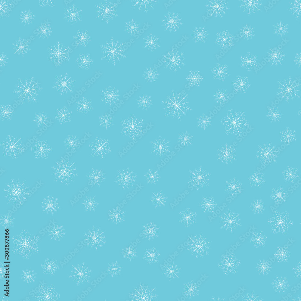 Poster seamless christmas snow flake pattern. trendy vector wallpaper. christmas backdrop. modern abstract 