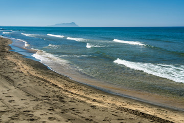 Capo Portiere, the beach of Latina