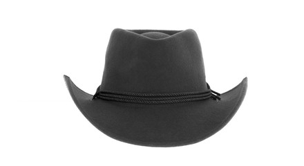 classic mafia hat isolated on white