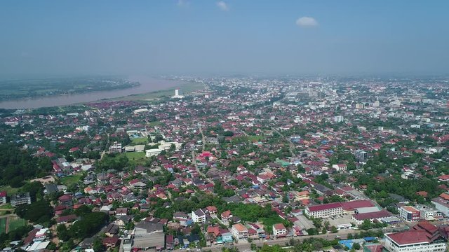 Laos Vientiane vue du ciel