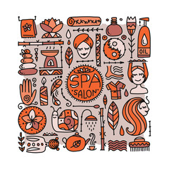 Spa salon background for your design