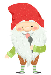 Iceland Yule Lad Spoon Licker Illustration
