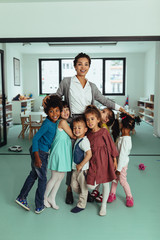 Smiles at the kindergarten