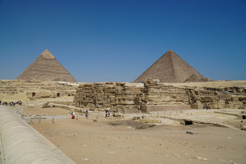 Fototapeta na wymiar The Great Pyramids of Giza, Egypt