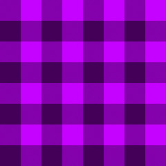 Vector Purple and Black Buffalo Check Plaid Seamless Pattern illustration for printing on paper, wallpaper, covers, textiles, fabrics, for decoration, decoupage, and other.