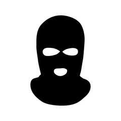 Vector masks of criminals, bandits and mafia