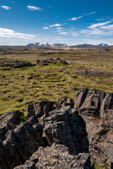 Lava field, Hveravellir, Iceland