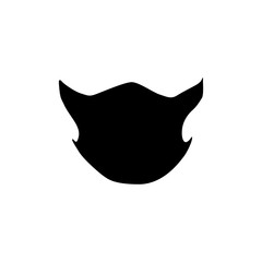 Vector masks of criminals, bandits and mafia