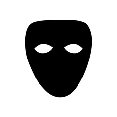 Vector masks of criminals, bandits and mafia