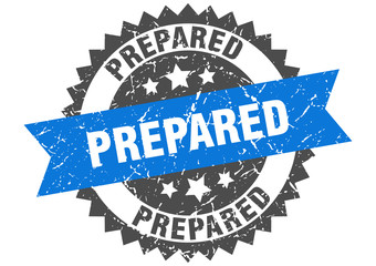 prepared grunge stamp with blue band. prepared