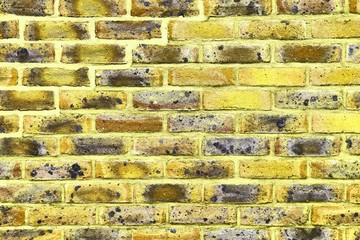 Beautiful aged and weathered yellow bricks walls found all over europe in high resolution