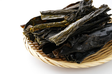 羅臼昆布　白背景