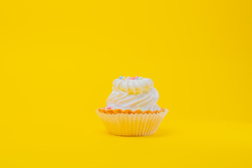 cupcakes on white background