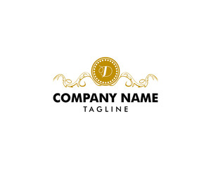 Initial Letter D Classic Luxurious Style Logo Template
