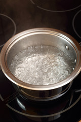 Boiling water
