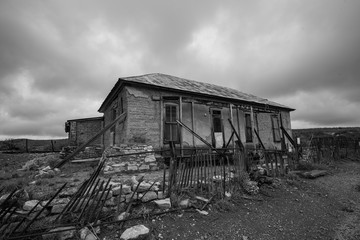Abandoned building in New Mexico ghost town