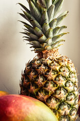 pineapple exotic fruits food mango  