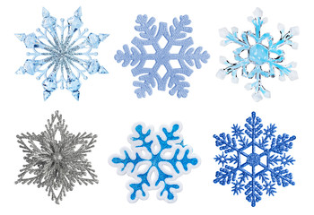Set of snowflakes